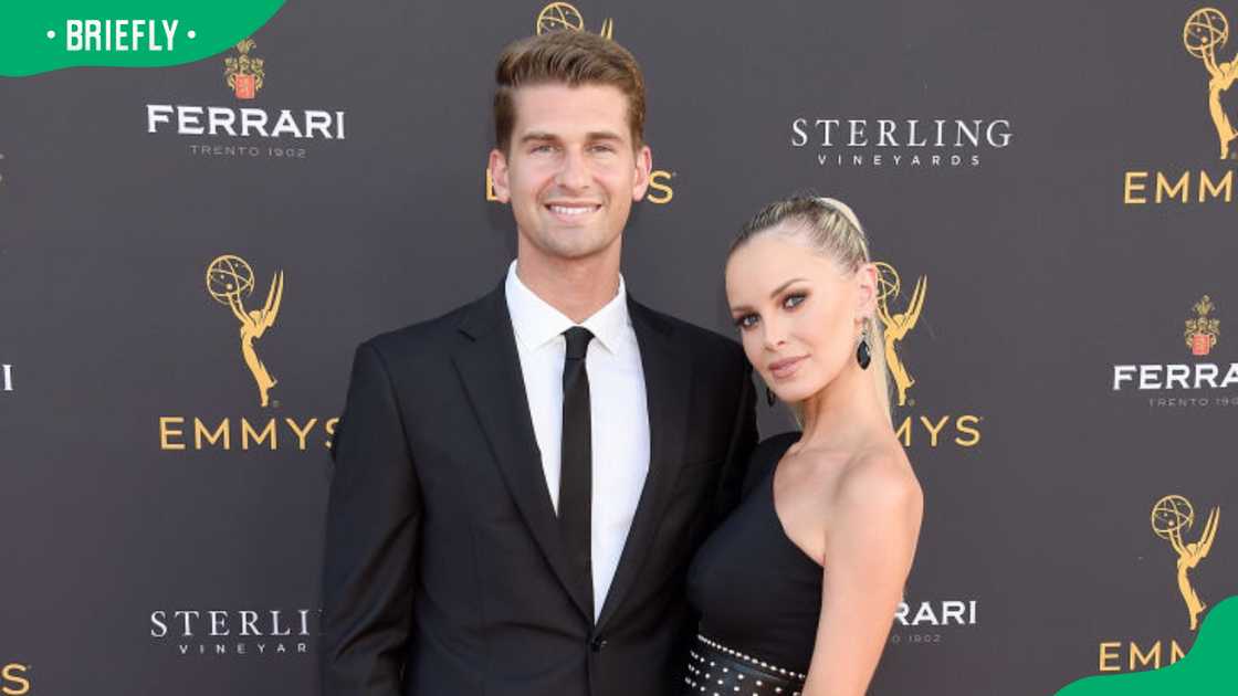 Bill Melugin and Katy Johnson arrive at the 71st Los Angeles Area Emmy Awards Bill Melugin and Katy Johnson arrive at the 71st Los Angeles Area Emmy Awards