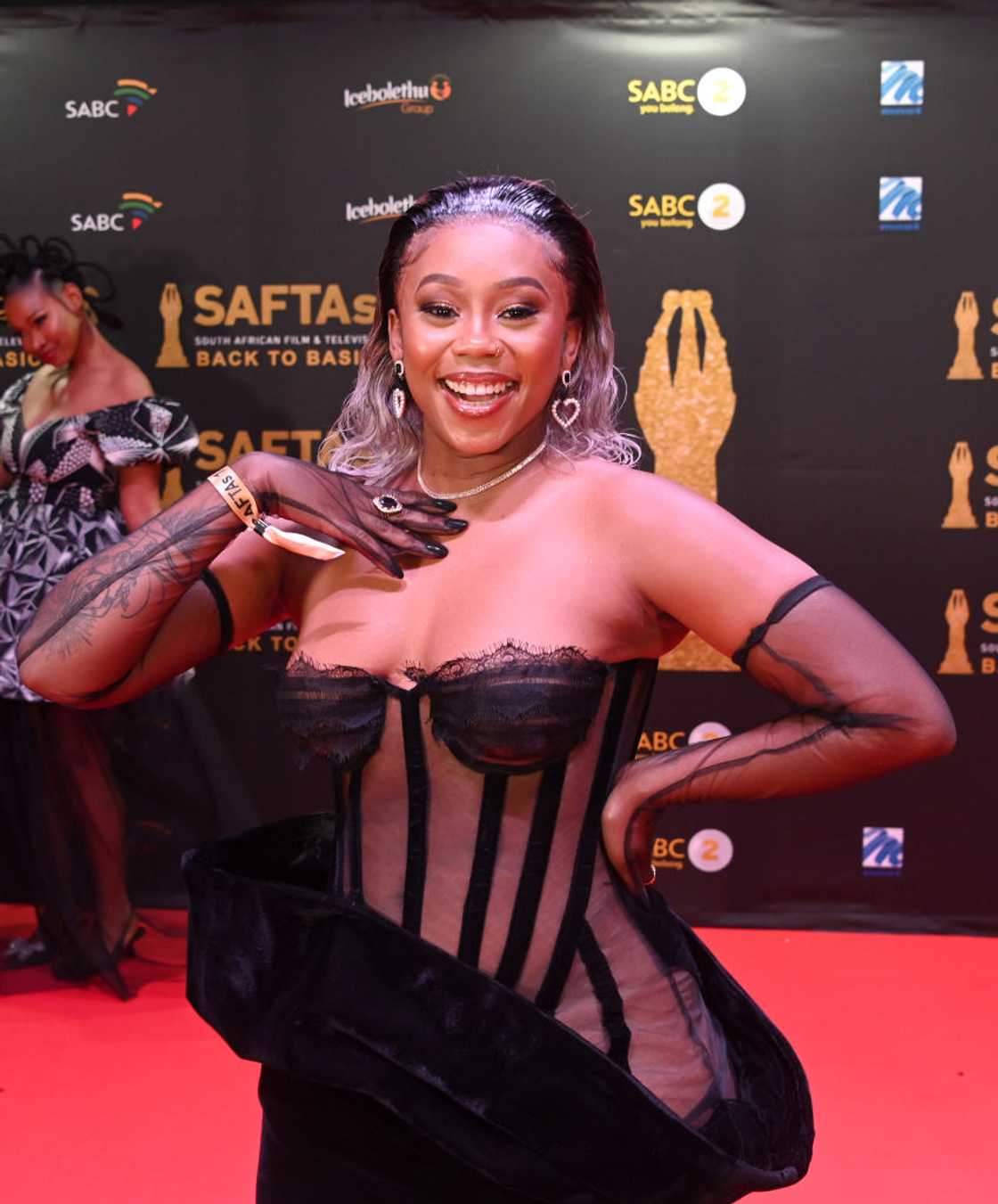 Bontle Modiselle showed off her gorgeous body.