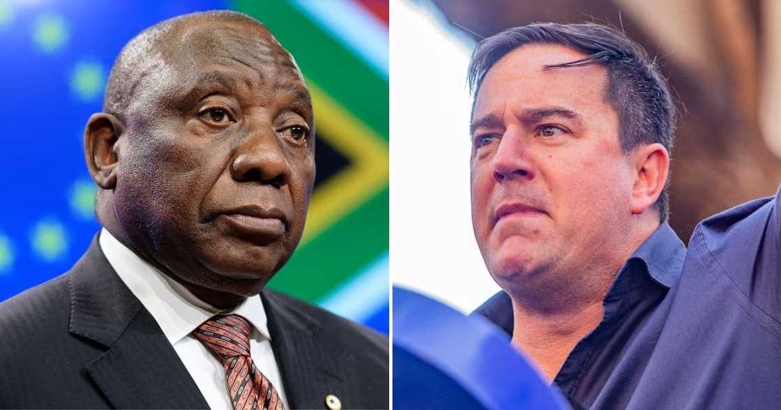 President Cyril Ramaphosa_John Steenhuisen President Cyril Ramaphosa_John Steenhuisen