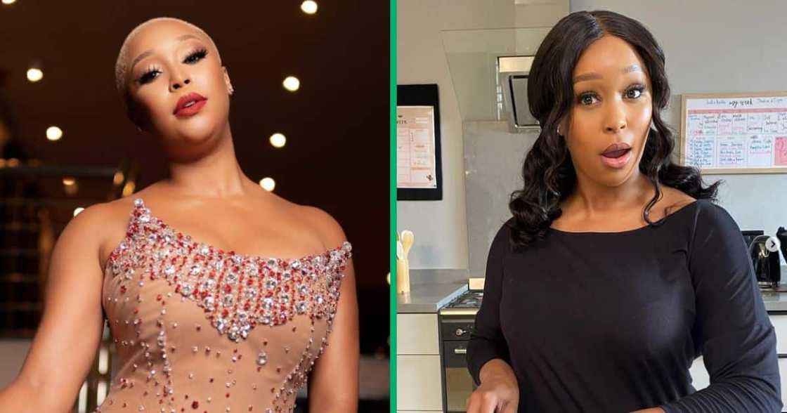 Minnie Dlamini uses cosmetic surgery filters in video Minnie Dlamini uses cosmetic surgery filters in video