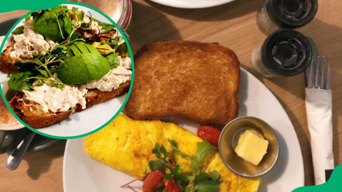 Woolworths Café breakfast meal Woolworths Café breakfast meal