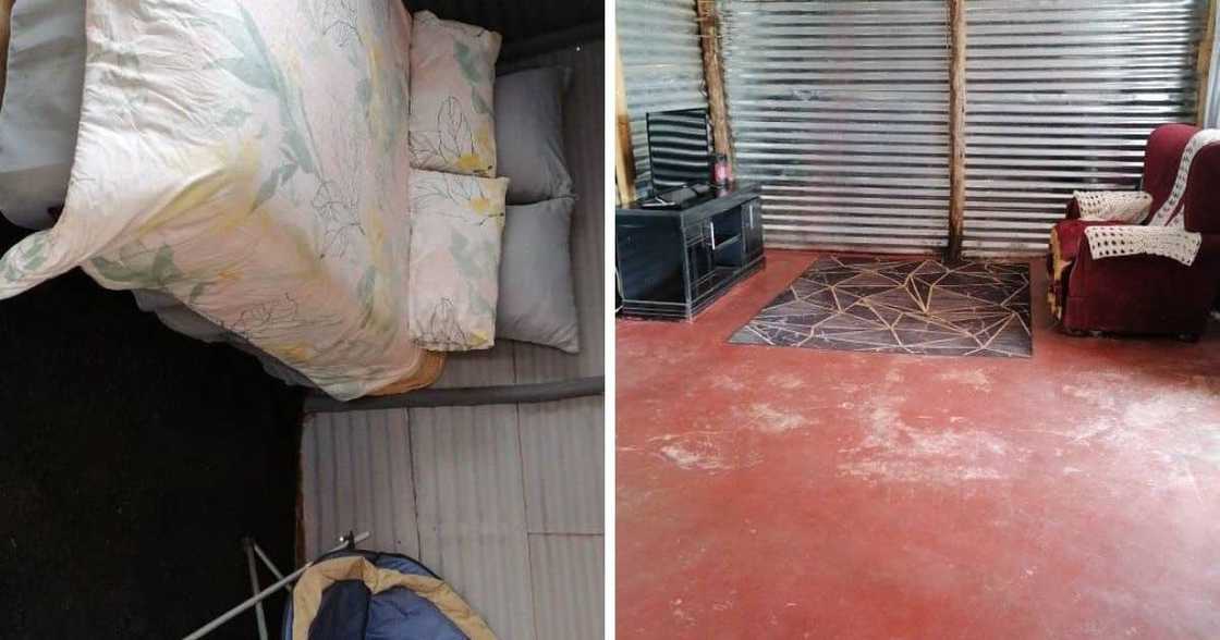 Sitting room and bedroom Sitting room and bedroom