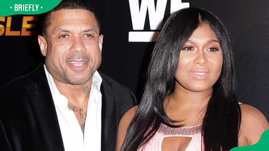 Benzino and Althea Heart at We TV's celebration