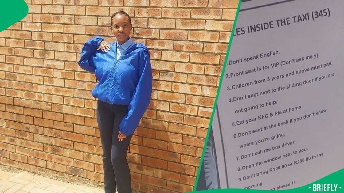 The rules included not seating at the back if you were not familiar with the place you were going to The rules included not seating at the back if you were not familiar with the place you were going to