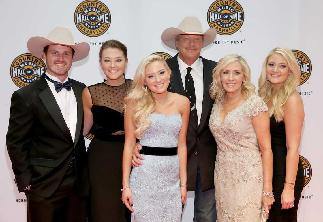Mattie (second left) with late husband Ben, sister Dani, dad Alan, mom Denise, and sister Alexandria (left to right) at the 2017 Country Music Hall of Fame induction. Mattie (second left) with late husband Ben, sister Dani, dad Alan, mom Denise, and sister Alexandria (left to right) at the 2017 Country Music Hall of Fame induction.