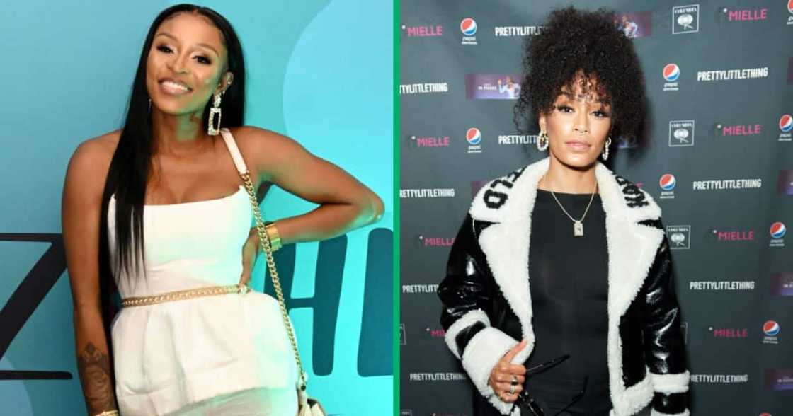 DJ Zinhle and Pearl Thusi's friendship questioned again DJ Zinhle and Pearl Thusi's friendship questioned again