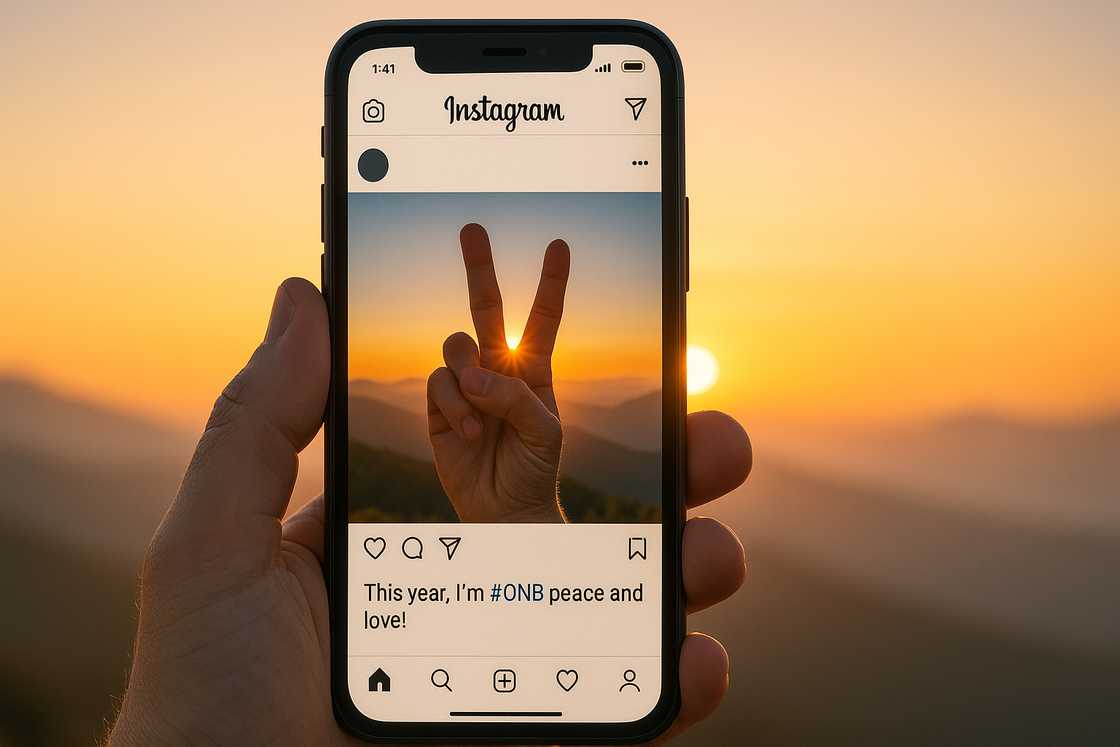 A post on Instagram showing the ONB meaning. A post on Instagram showing the ONB meaning.