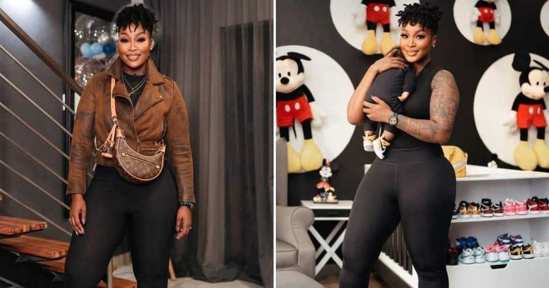 Lamiez Holworthy has shared new mommy content after giving birth to Leano Zion. Lamiez Holworthy has shared new mommy content after giving birth to Leano Zion.