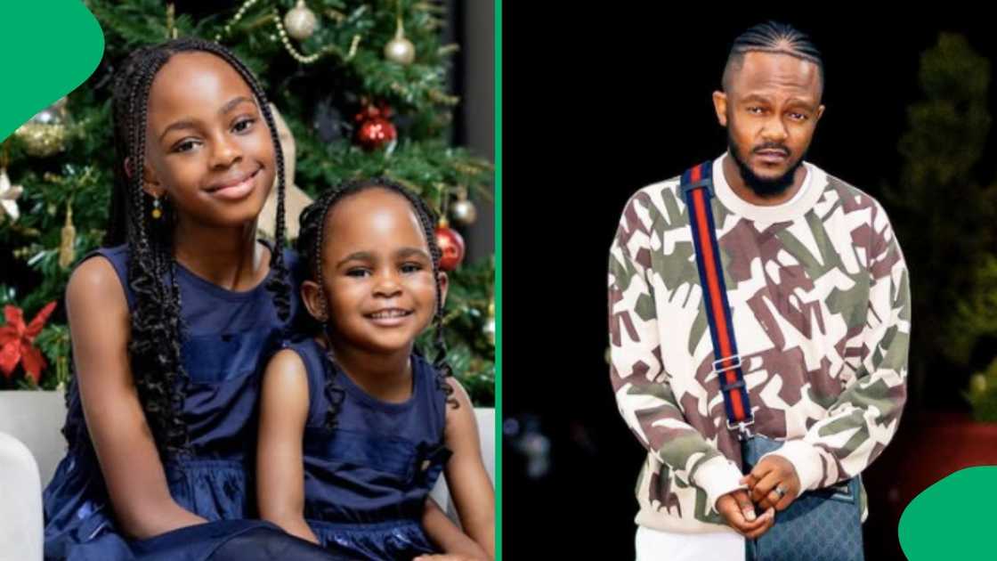 Kwesta shares pic with his daughters Kwesta shares pic with his daughters