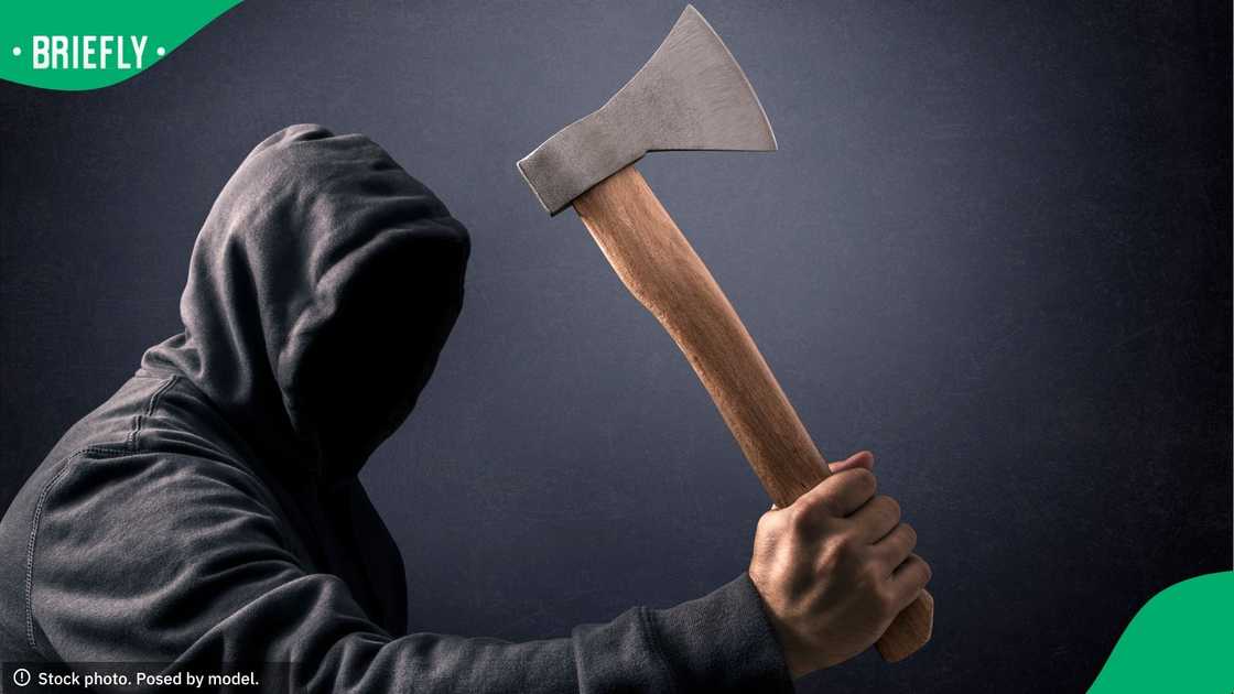 A video surfaced of the axe attack outside the Delft Police Station