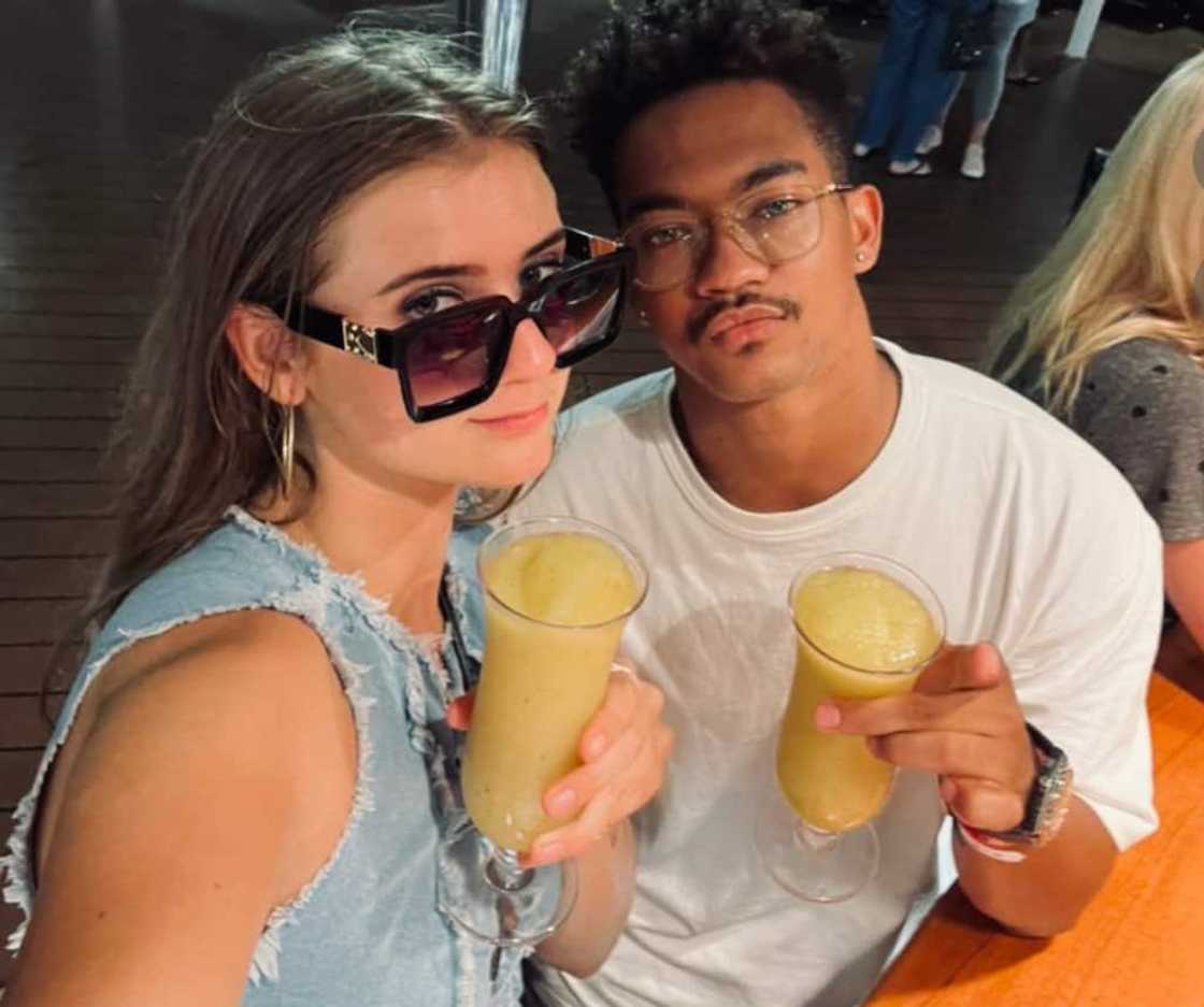 Young woman shares a video of how she met her other half. Young woman shares a video of how she met her other half.