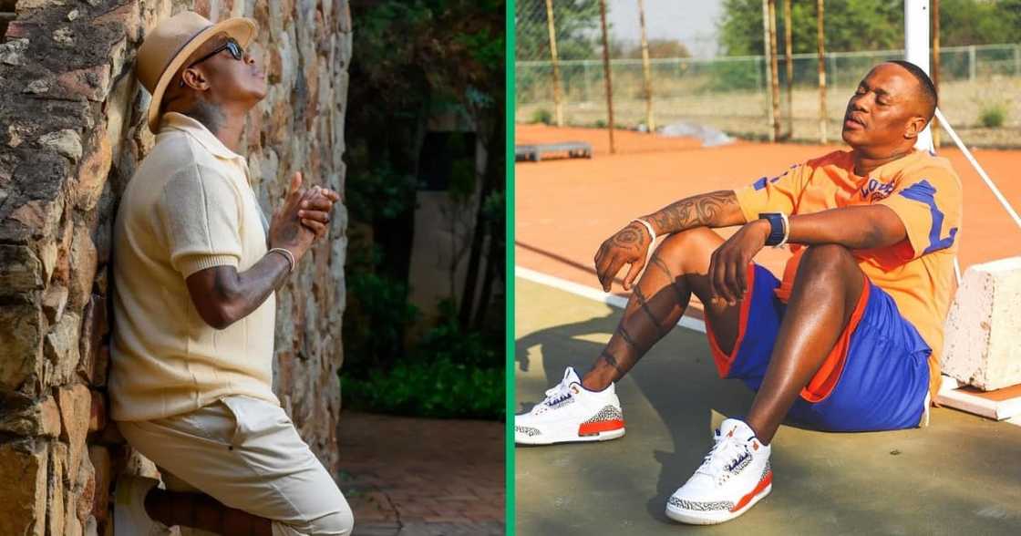 Jub Jub posted a video taking pics with women and children Jub Jub posted a video taking pics with women and children