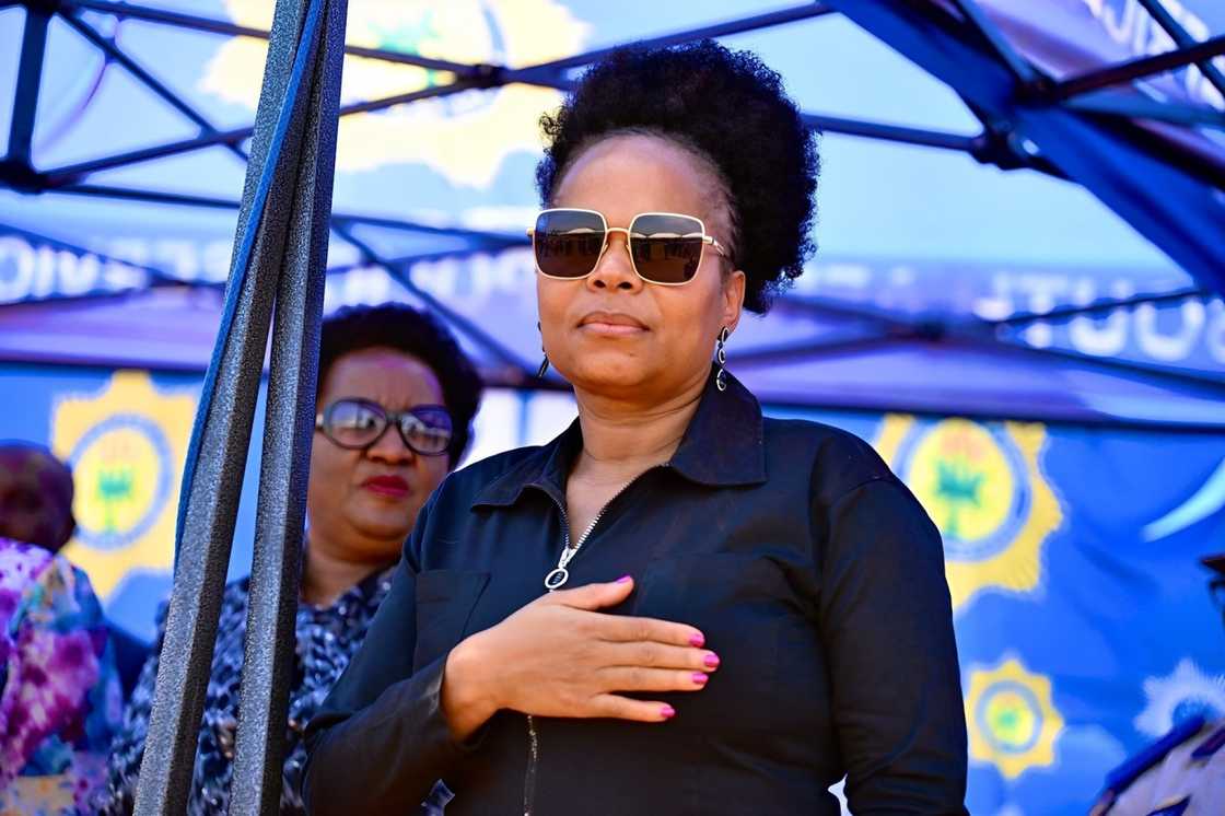 Dr Phophi Ramathuba at an event welcoming over 500 new constables joining the SAPS workforce. Dr Phophi Ramathuba at an event welcoming over 500 new constables joining the SAPS workforce.