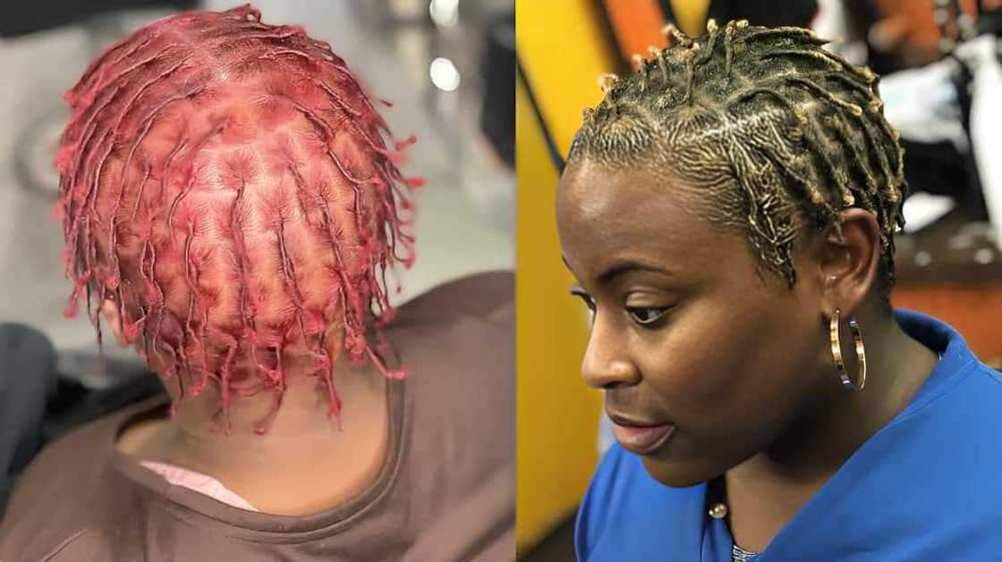 Starter locs styles for women Starter locs styles for women