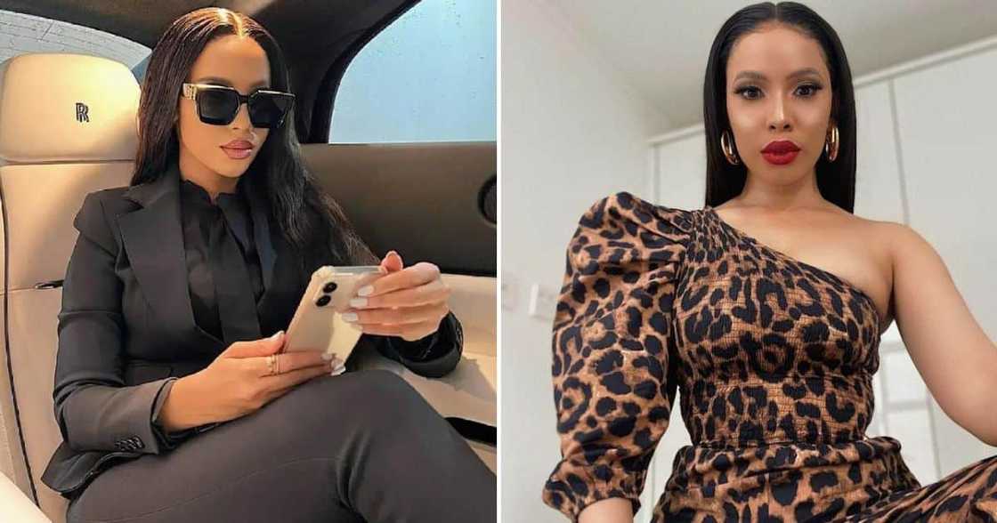 Thuli Phongolo shares life advice but fans are not buying it. Thuli Phongolo shares life advice but fans are not buying it.