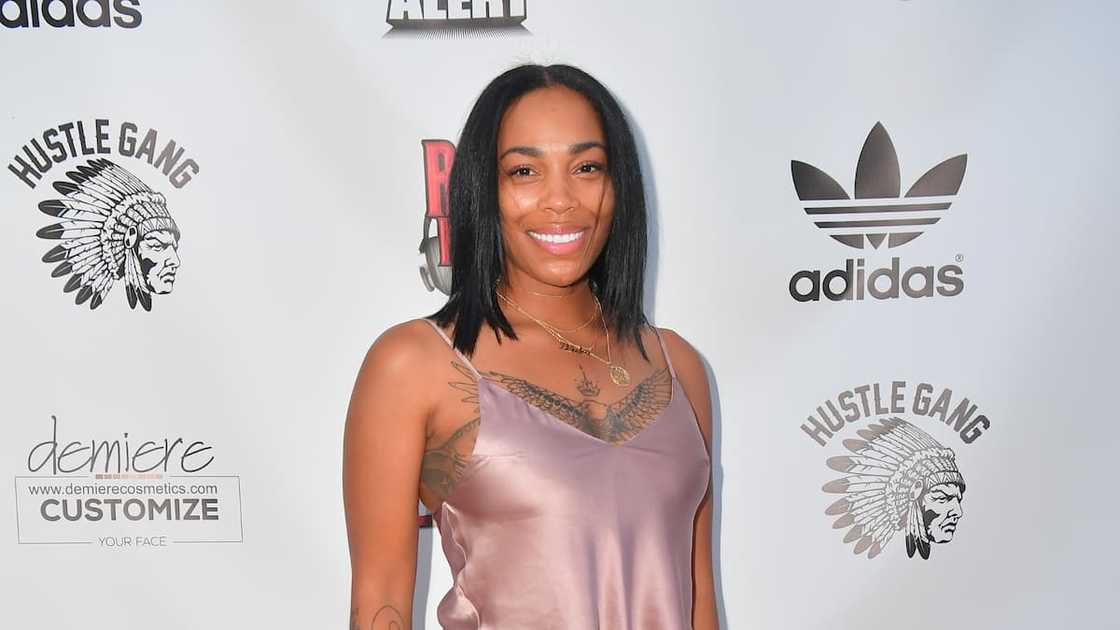 Dreka attending the Baller Alert Rooftop Day Party in June 2017 in Los Angeles, California. Dreka attending the Baller Alert Rooftop Day Party in June 2017 in Los Angeles, California.