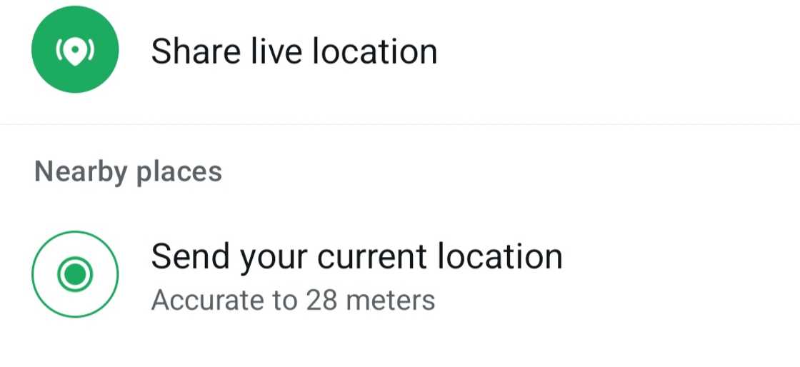 How to share location on WhatsApp