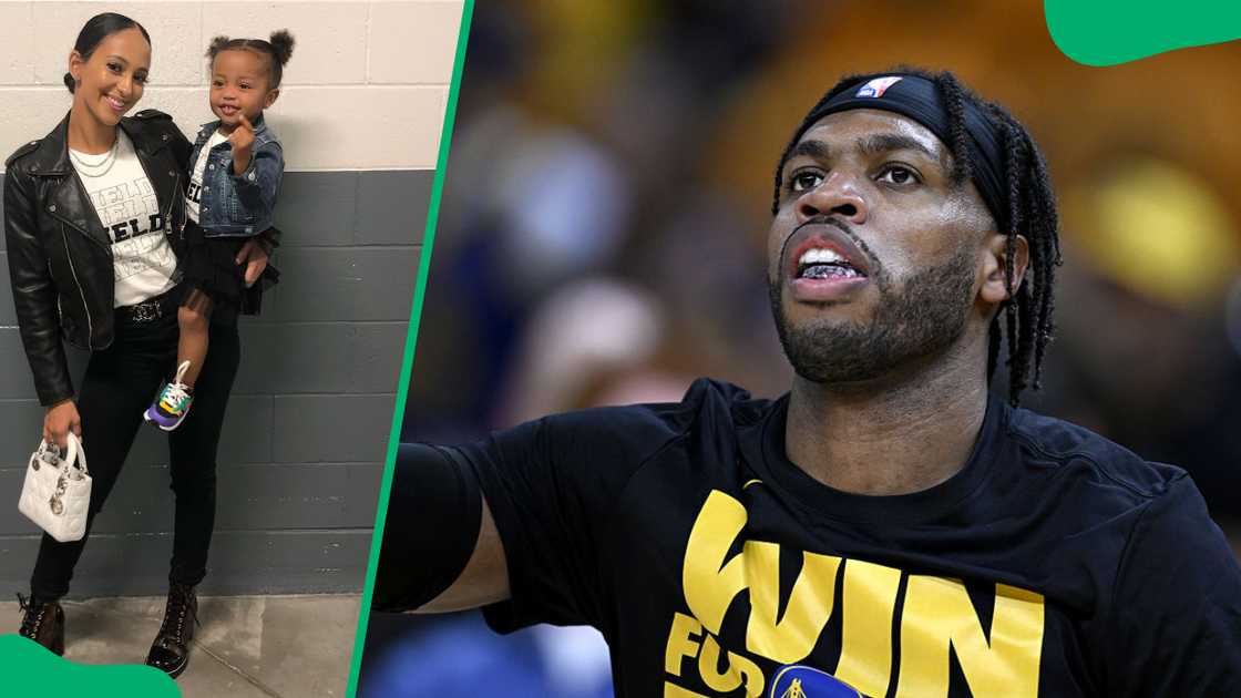 Remi Martinii and Rainer Cali (L). Buddy Hield at the Chase Centre in 2025 (R).