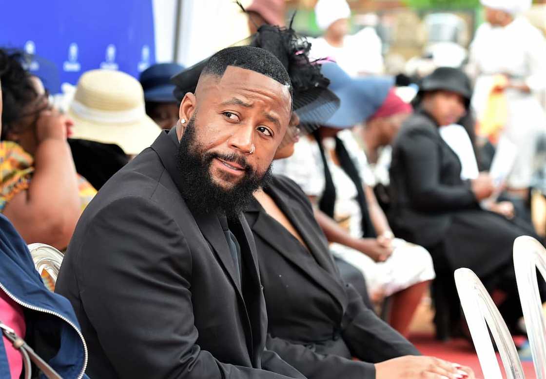 Cassper Nyovest attends the funeral service of DJ Sumbody Cassper Nyovest attends the funeral service of DJ Sumbody