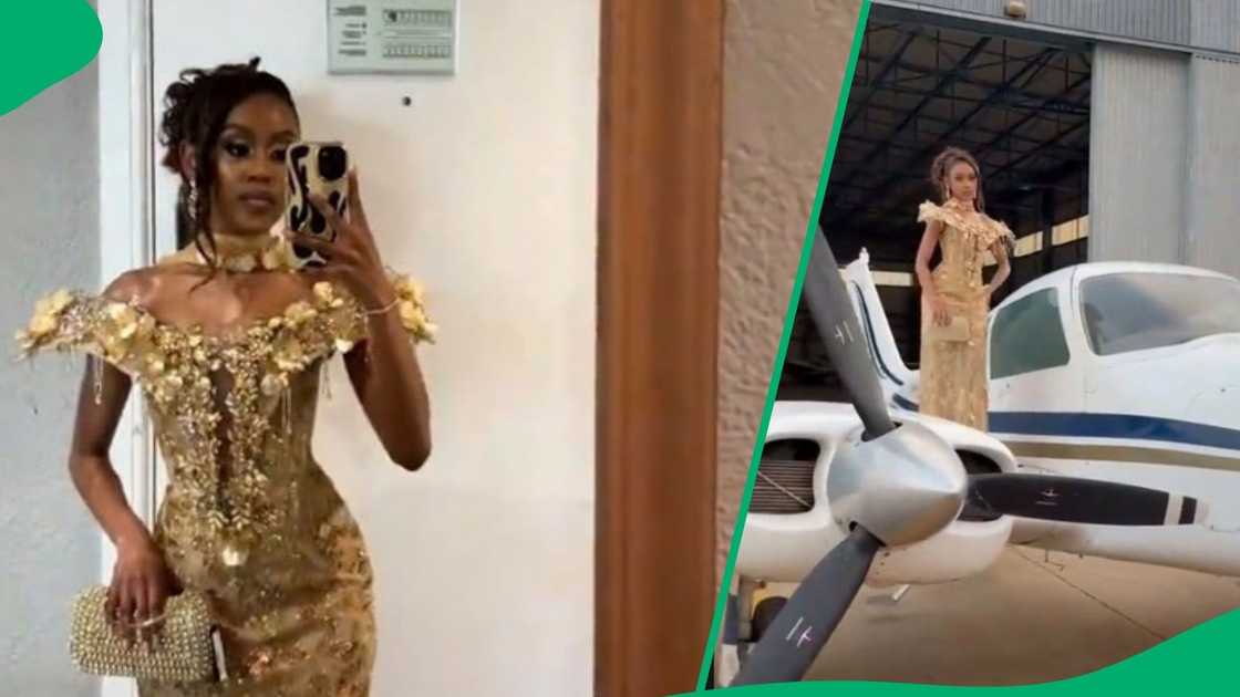 A matriculant's final dance came with a luxury fleet