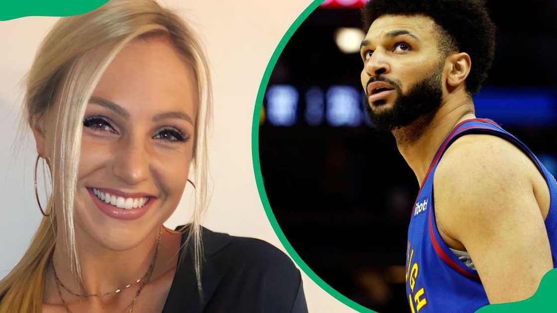 Harper Hempel (L). Jamal Murray during a 2024 game against the Minnesota Timberwolves (R) Harper Hempel (L). Jamal Murray during a 2024 game against the Minnesota Timberwolves (R)