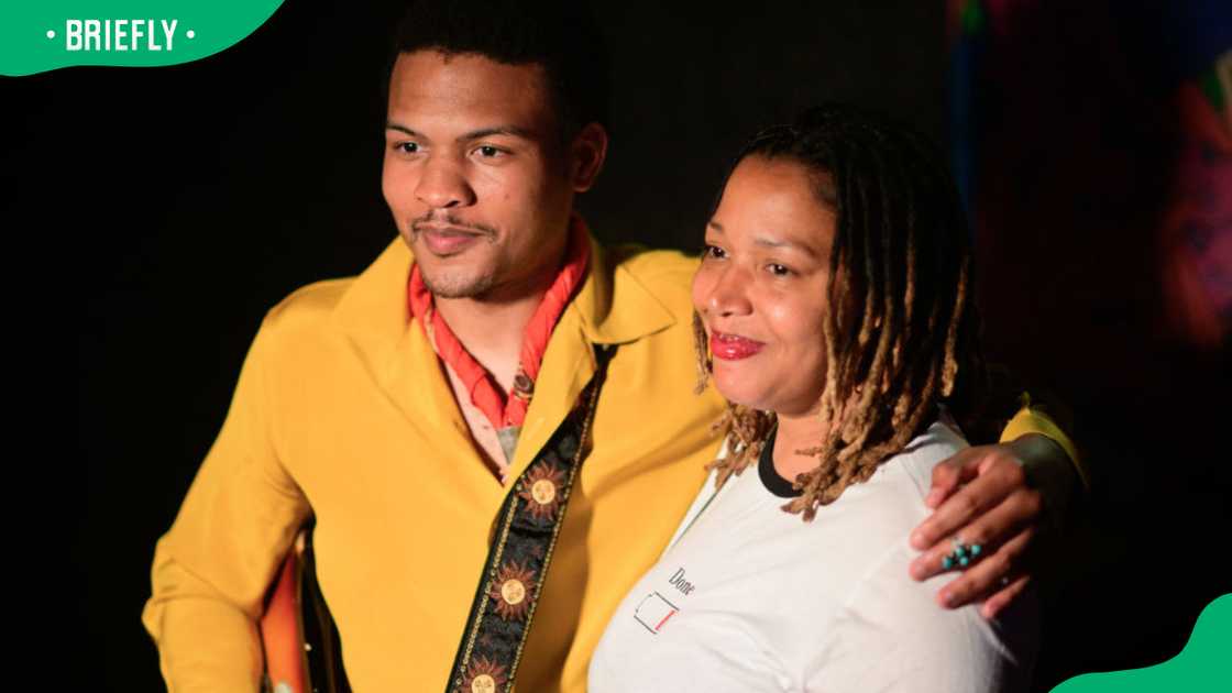 Buddy Red and his mother, Lashon Dixon, at The Sesh in 2023 Buddy Red and his mother, Lashon Dixon, at The Sesh in 2023