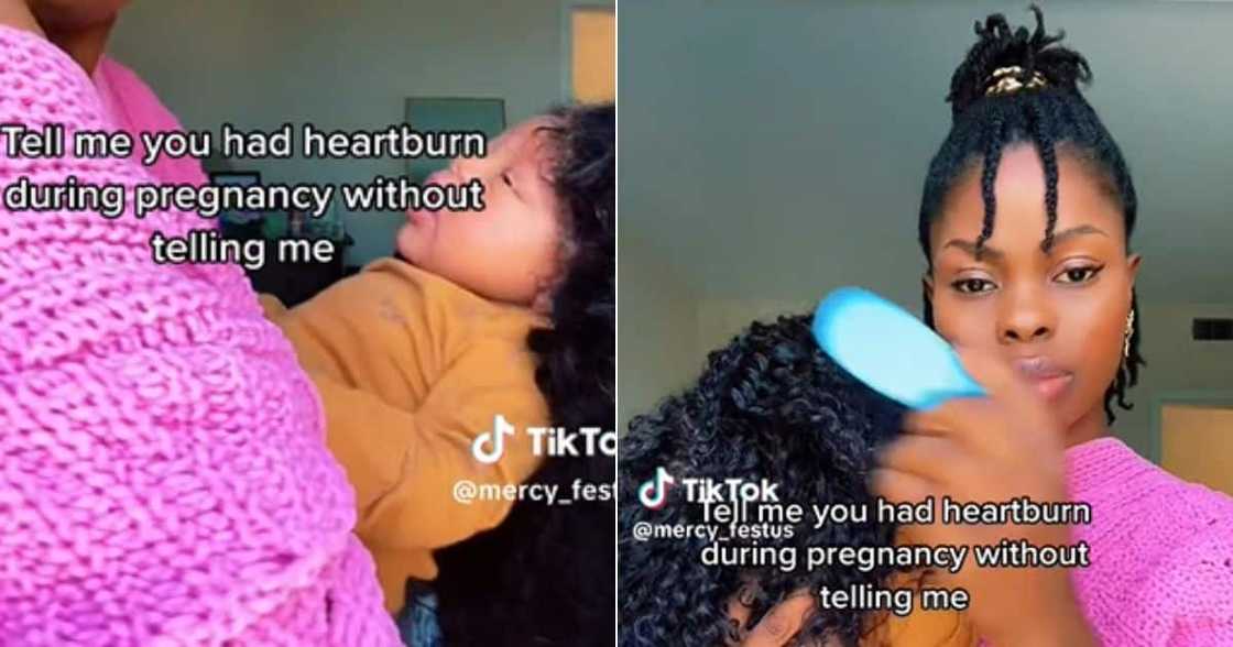Woman fakes kid having long hair as joke on TIkTok Woman fakes kid having long hair as joke on TIkTok