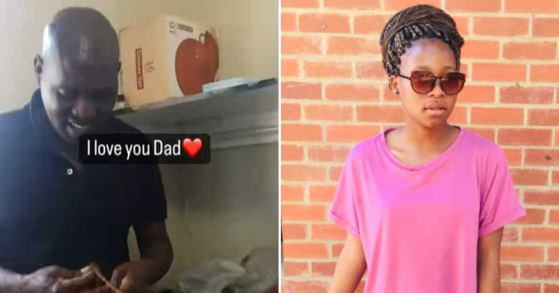 Young woman expresses gratitude for her dad Young woman expresses gratitude for her dad