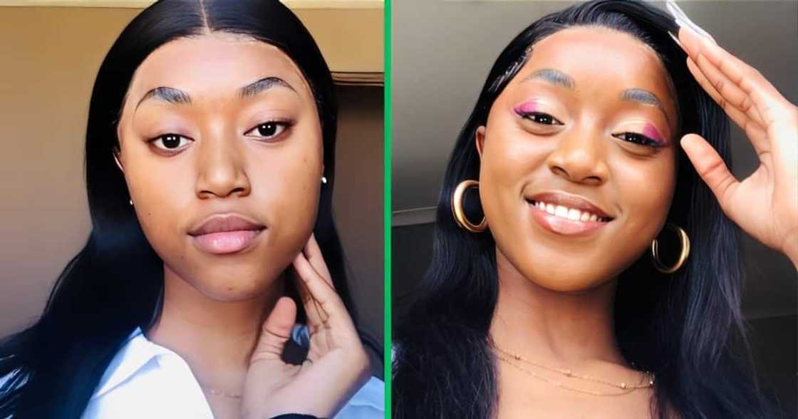 A woman on TikTok plugged SA with Makeup A woman on TikTok plugged SA with Makeup