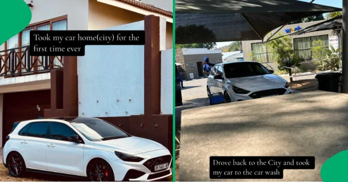 A gentleman drove his car from Cape Town to Nelspruit for the first time. A gentleman drove his car from Cape Town to Nelspruit for the first time.