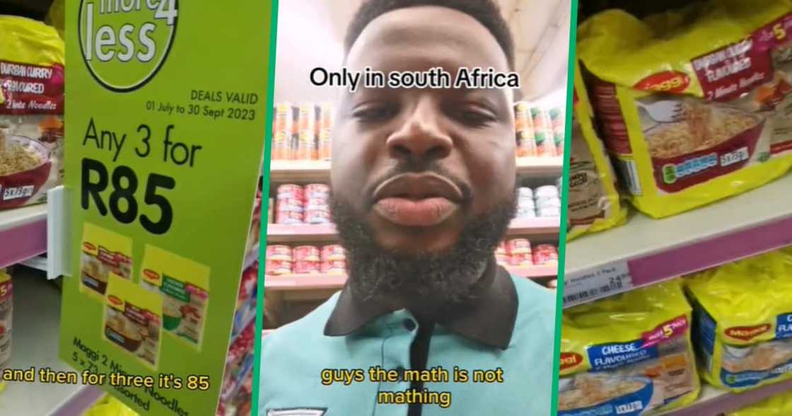 TikTok user @daniel_chitombi shared a video showing a man using basic math to reveal the scam TikTok user @daniel_chitombi shared a video showing a man using basic math to reveal the scam