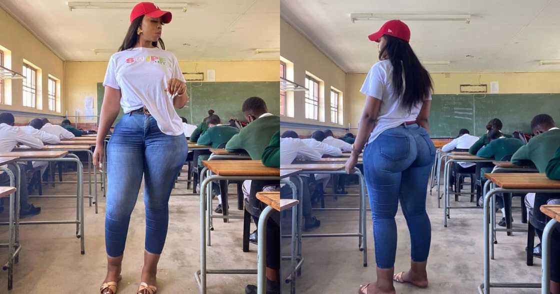 Stunning teacher has peeps wondering how anyone passed in her class Stunning teacher has peeps wondering how anyone passed in her class
