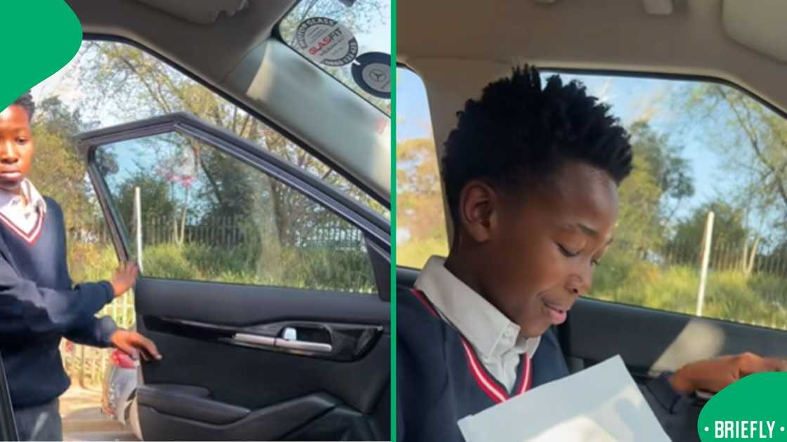 A screenshot captured the boy’s excitement as he unwraps his basketball shoes, highlighting a memorable parenting moment A screenshot captured the boy’s excitement as he unwraps his basketball shoes, highlighting a memorable parenting moment