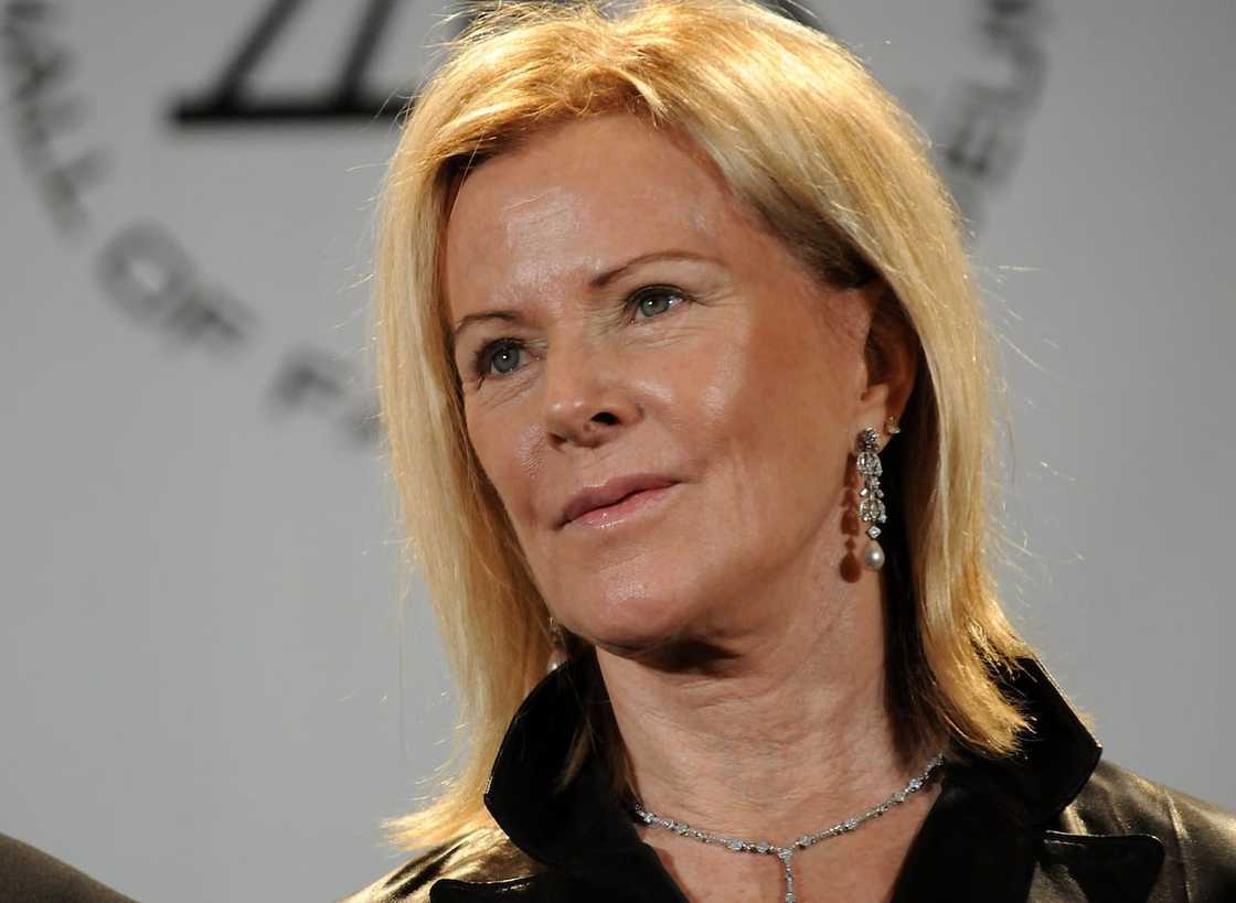 Anni-Frid Prinsessan Reuss of ABBA attends the Annual Rock And Roll Hall Of Fame Induction Ceremony Anni-Frid Prinsessan Reuss of ABBA attends the Annual Rock And Roll Hall Of Fame Induction Ceremony
