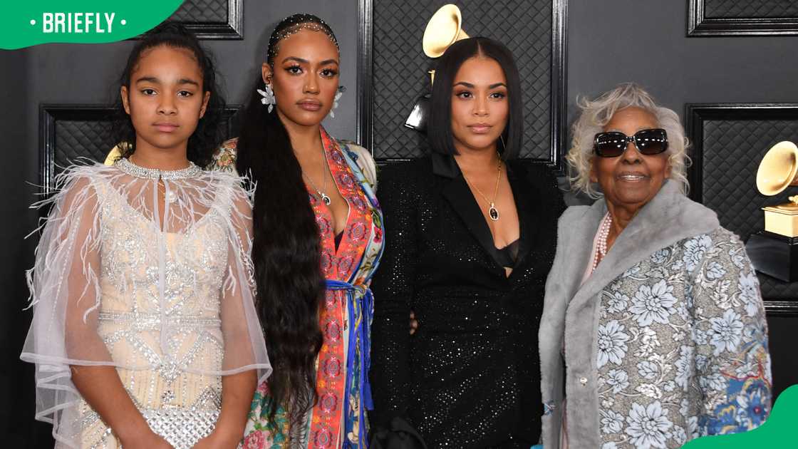 Nipsey Hussle's family at the 2020 Grammys Nipsey Hussle's family at the 2020 Grammys