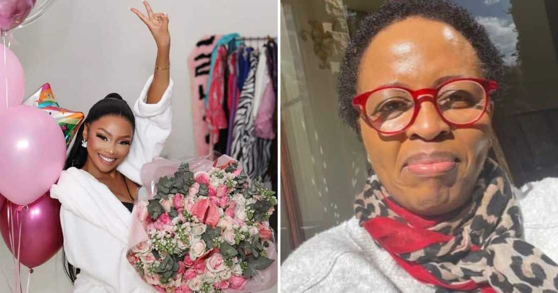 Bonang Matheba's mother marked TV host's bday with moving post Bonang Matheba's mother marked TV host's bday with moving post