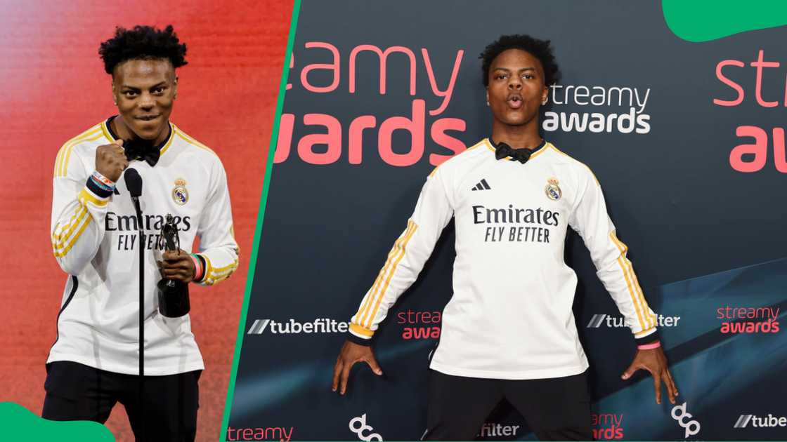 IShowSpeed during the 2023 Streamy Awards IShowSpeed during the 2023 Streamy Awards