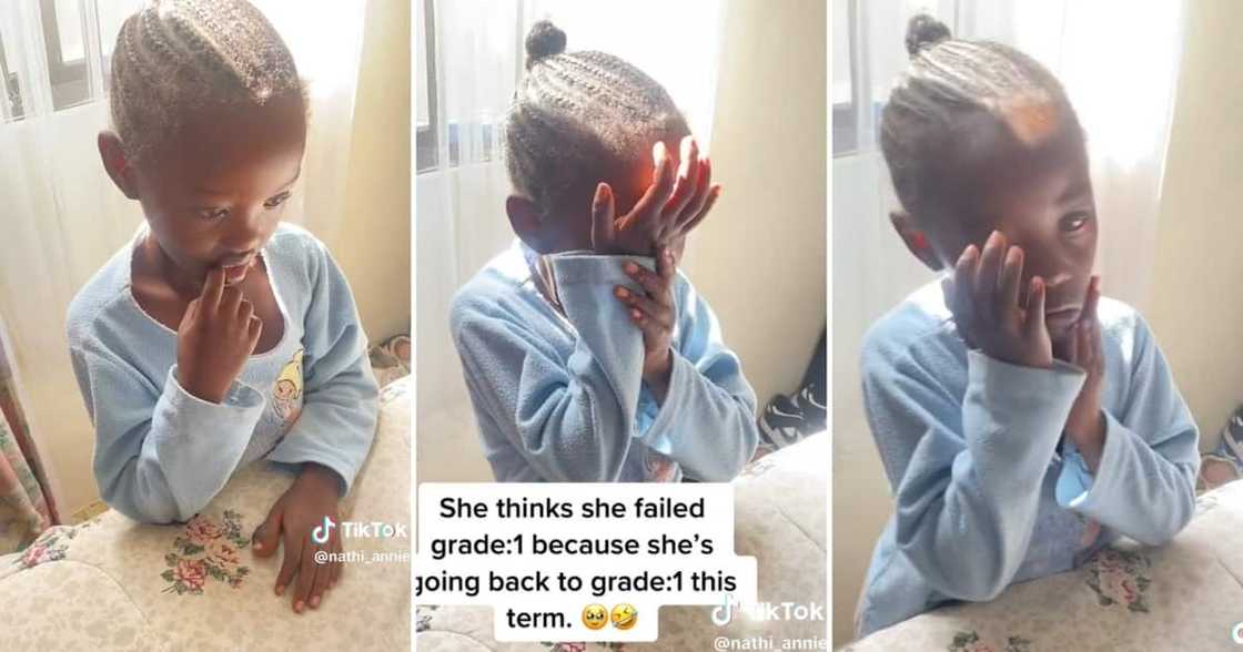 A grade 1 learner was heartbroken after she realised that she is not going to Grade 2 A grade 1 learner was heartbroken after she realised that she is not going to Grade 2