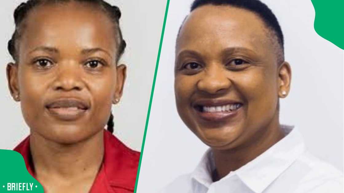 Sixolise Gcilishe and Lebo Keswa