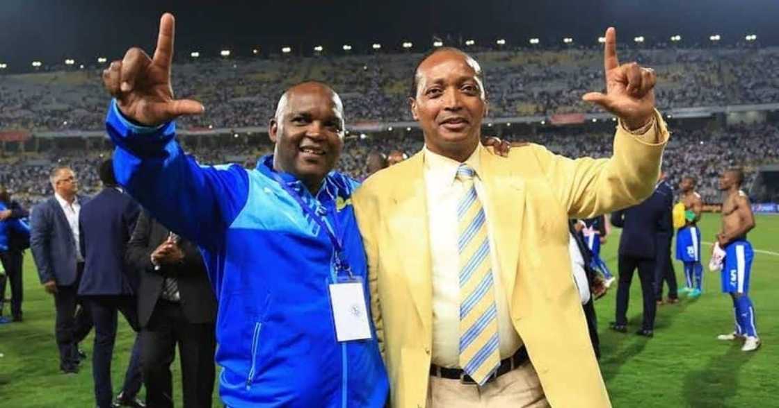 Mamelodi Sundowns have sued former coach Pitso Mosimane for R8 million. Image: TheRealPitsoMosimane/Instagram