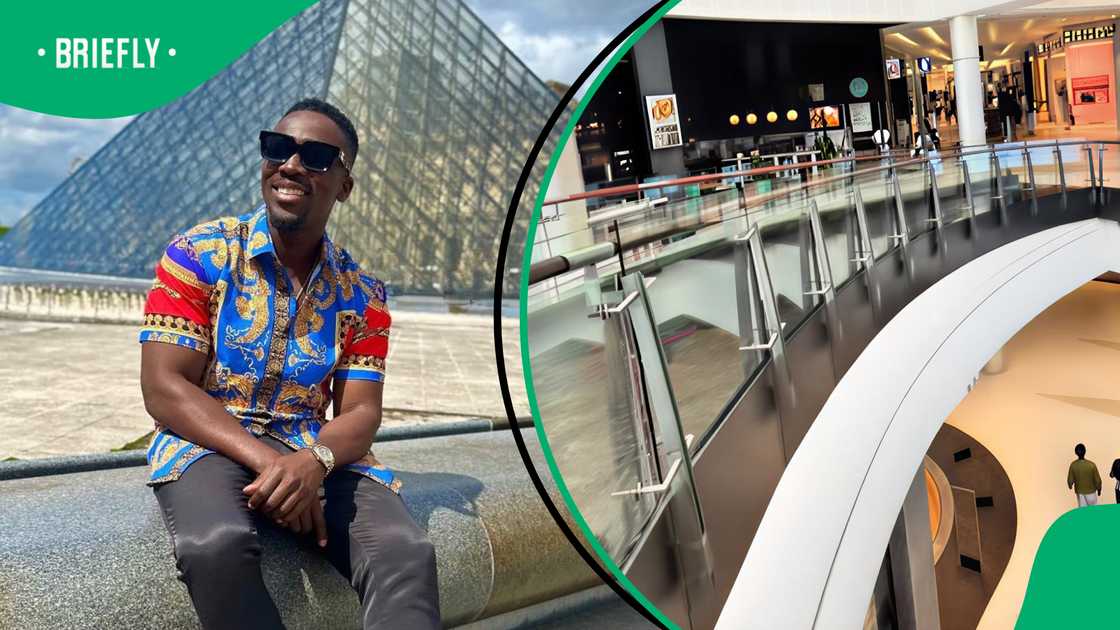 UK-based actor impressed by Sandton City Mall