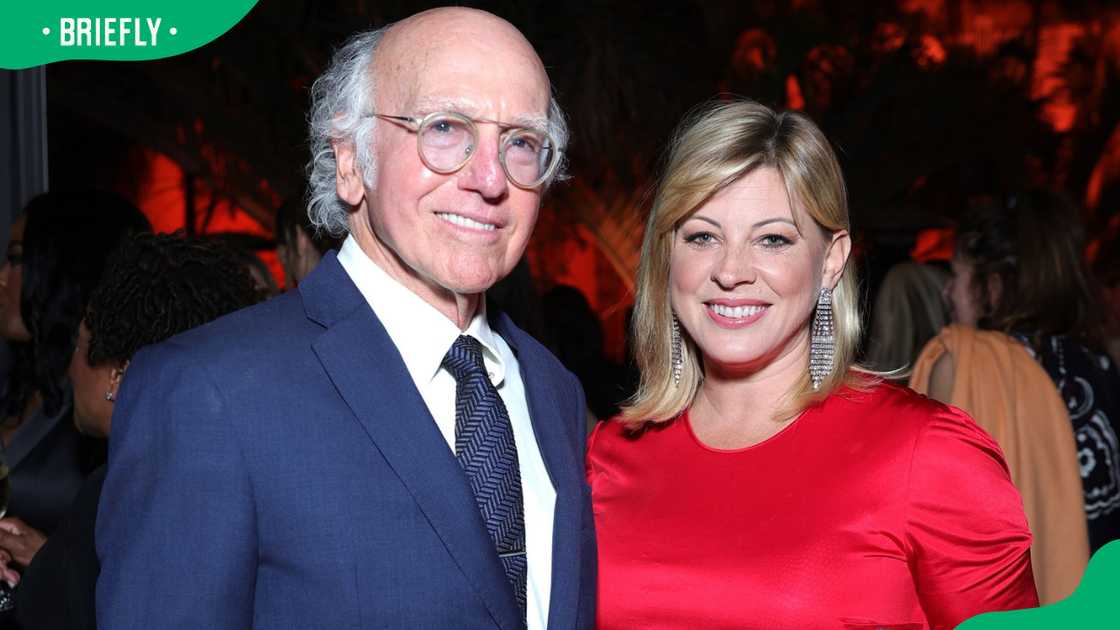 Larry David and Ashley Underwood at the 2023 Vanity Fair Oscar Party Larry David and Ashley Underwood at the 2023 Vanity Fair Oscar Party