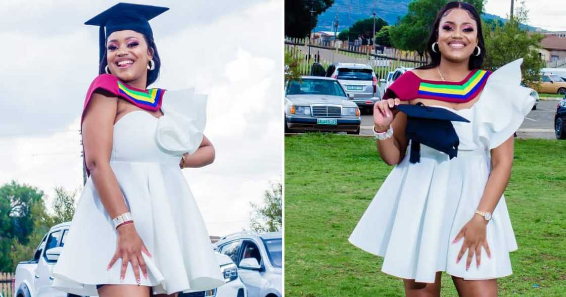 A young lady is excited about becoming a qualified nurse and shared her excitement onlline A young lady is excited about becoming a qualified nurse and shared her excitement onlline