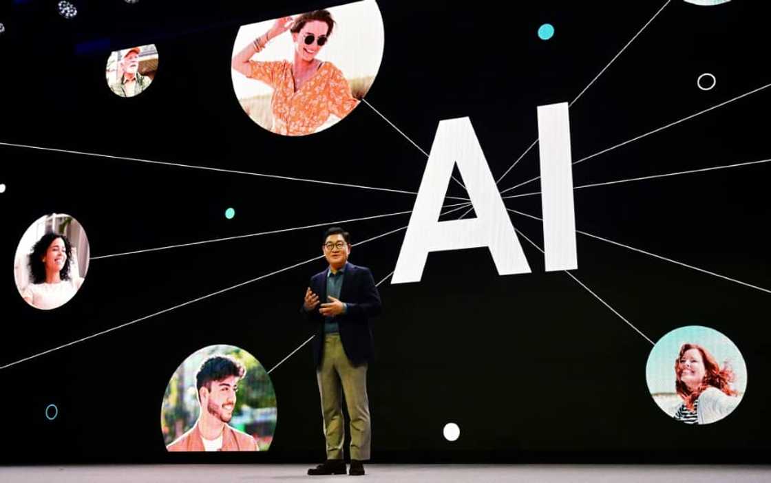 Samsung Electronics CEO JH Han highlights AI developments at a CES press event in Las Vegas Samsung Electronics CEO JH Han highlights AI developments at a CES press event in Las Vegas