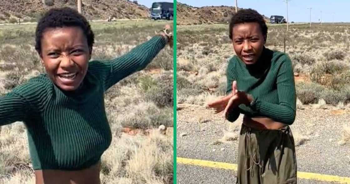 A young woman shares her experience of being stuck on the side of the road. A young woman shares her experience of being stuck on the side of the road.