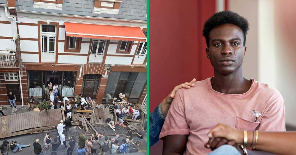 A balcony in Cape town collapsed on 2 November, leaving 21 people injured by the incident. A balcony in Cape town collapsed on 2 November, leaving 21 people injured by the incident.