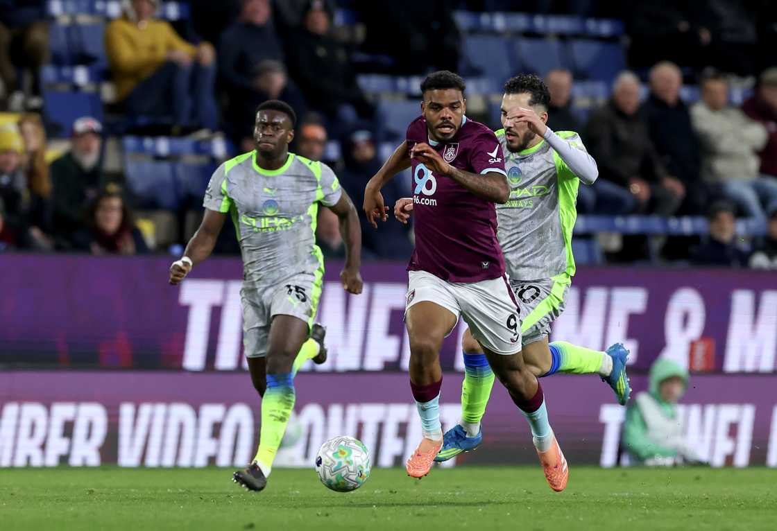 English Premier League, Burnley, Lyle Foster, Manchester City English Premier League, Burnley, Lyle Foster, Manchester City
