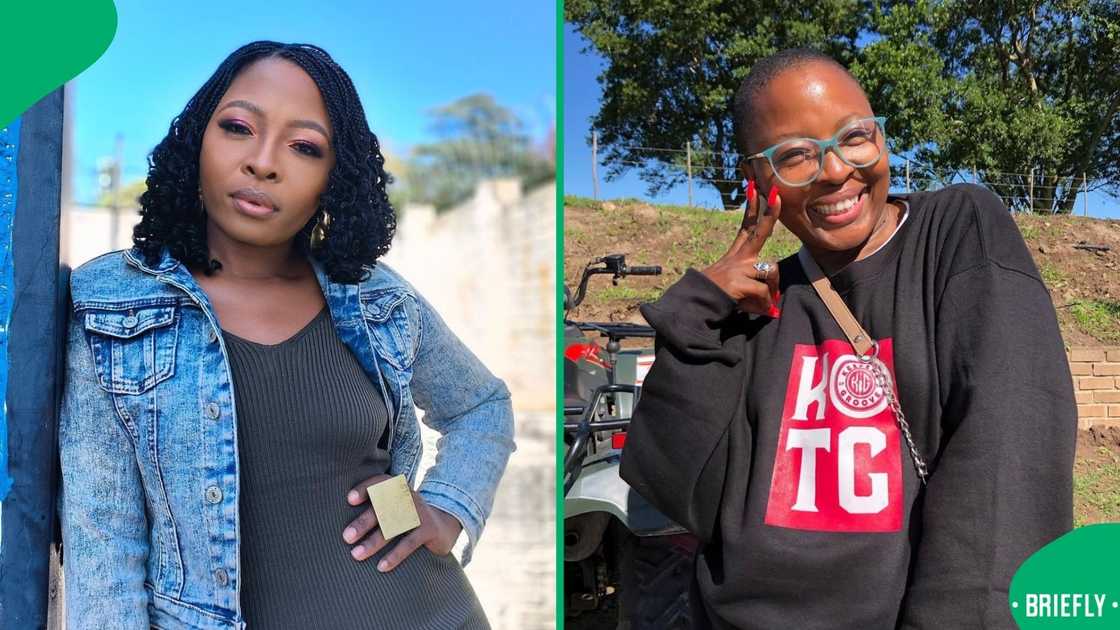 Lerato teared up speaking about her new job