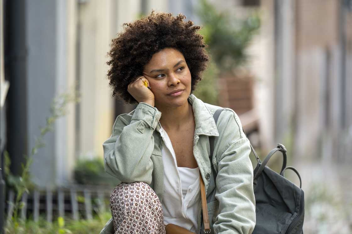 Social media users motivated a lady to keep pushing, saying things would be better