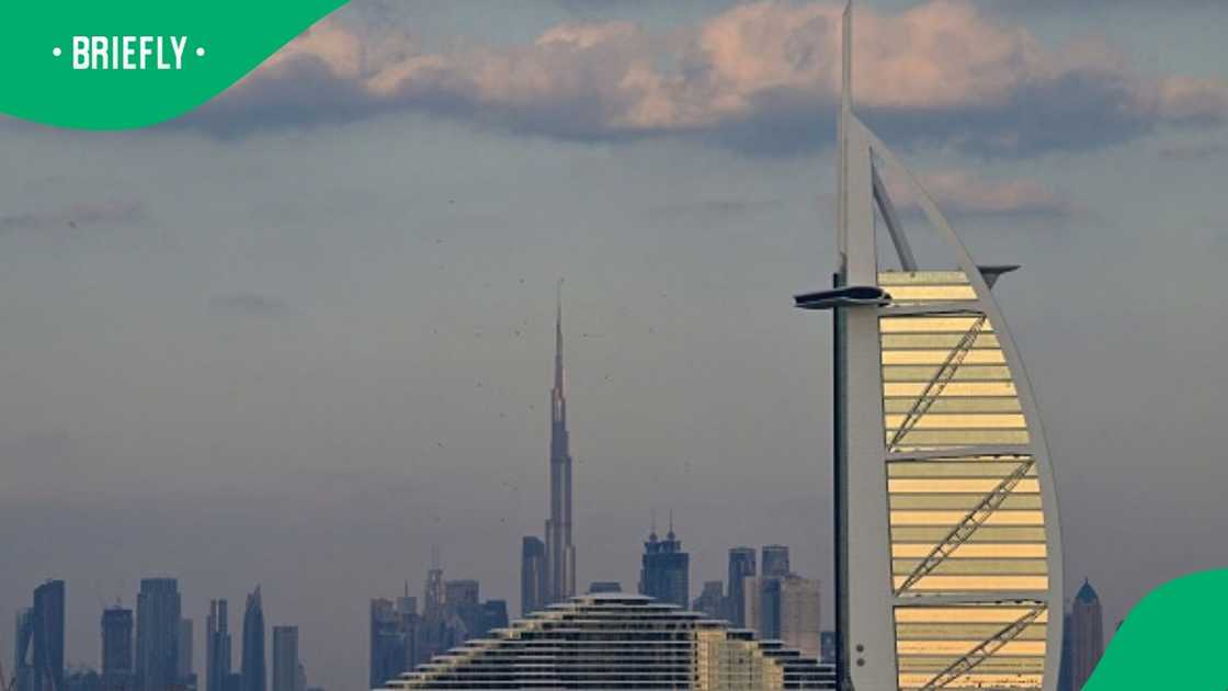 Dubai's Burj Al Arab Hotel was made in South Africa Dubai's Burj Al Arab Hotel was made in South Africa